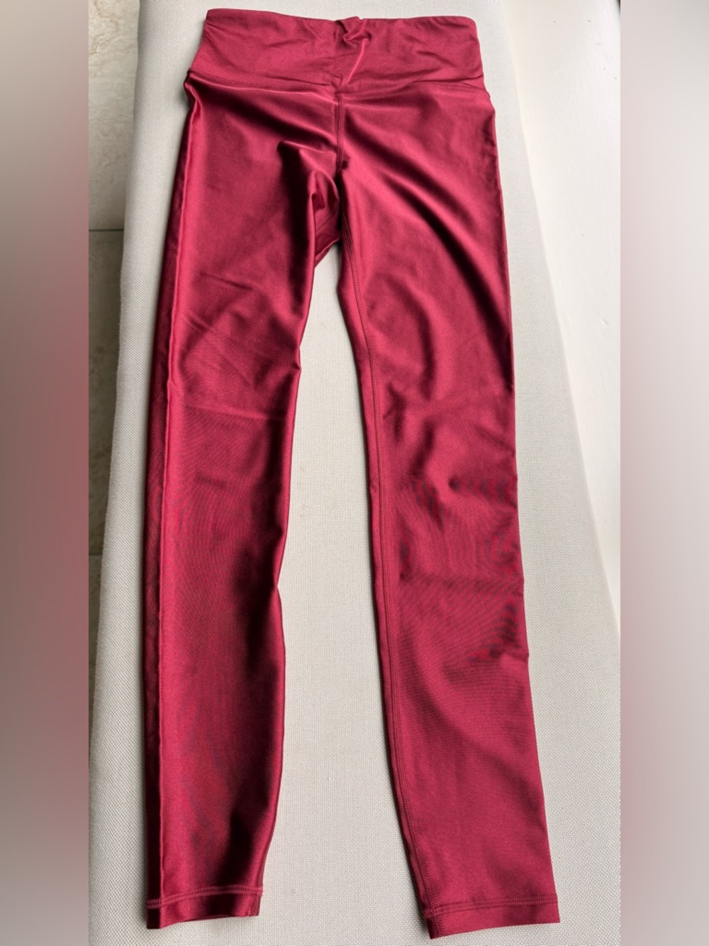 Athleta Elation Shine Tight Leggings in Deep Red